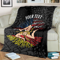 Personalized Sicilian Roots American Heritage Month Blanket - Wonder Print Shop