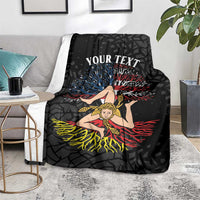 Personalized Sicilian Roots American Heritage Month Blanket - Wonder Print Shop