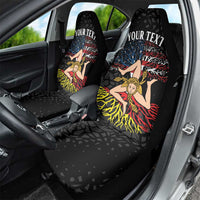 Personalized Sicilian Roots American Heritage Month Car Seat Cover - Wonder Print Shop