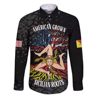 Personalized Sicilian Roots American Heritage Month Family Matching Puletasi and Hawaiian Shirt - Wonder Print Shop