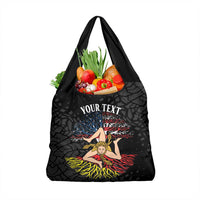 Personalized Sicilian Roots American Heritage Month Grocery Bag - Wonder Print Shop