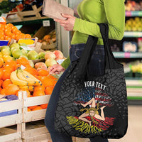 Personalized Sicilian Roots American Heritage Month Grocery Bag - Wonder Print Shop