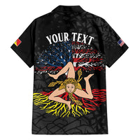 Personalized Sicilian Roots American Heritage Month Hawaiian Shirt - Wonder Print Shop