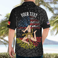 Personalized Sicilian Roots American Heritage Month Hawaiian Shirt - Wonder Print Shop