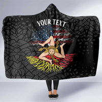 Personalized Sicilian Roots American Heritage Month Hooded Blanket - Wonder Print Shop