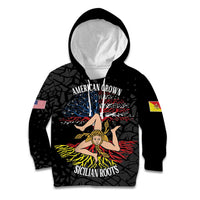 Personalized Sicilian Roots American Heritage Month Kid Hoodie - Wonder Print Shop