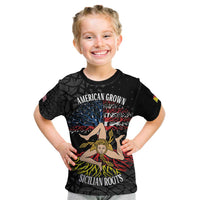 Personalized Sicilian Roots American Heritage Month Kid T Shirt - Wonder Print Shop