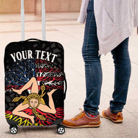 Personalized Sicilian Roots American Heritage Month Luggage Cover - Wonder Print Shop