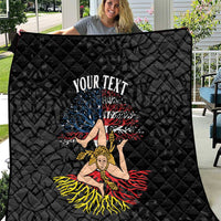 Personalized Sicilian Roots American Heritage Month Quilt - Wonder Print Shop