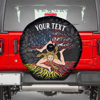 Personalized Sicilian Roots American Heritage Month Spare Tire Cover - Wonder Print Shop