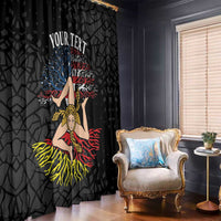 Personalized Sicilian Roots American Heritage Month Window Curtain - Wonder Print Shop