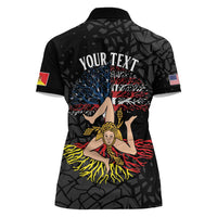 Personalized Sicilian Roots American Heritage Month Women Polo Shirt - Wonder Print Shop