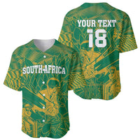 Custom Cricket South Africa Baseball Jersey Proteas Go Champion Green Version - Wonder Print Shop