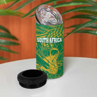 Custom Cricket South Africa 4 in 1 Can Cooler Tumbler Proteas Go Champion Green Version - Wonder Print Shop