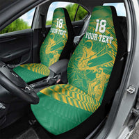 Custom Cricket South Africa Car Seat Cover Proteas Go Champion Green Version - Wonder Print Shop