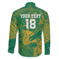 Custom Cricket South Africa Family Matching Puletasi and Hawaiian Shirt Proteas Go Champion Green Version - Wonder Print Shop