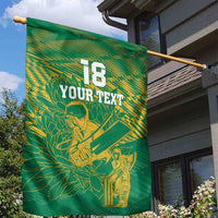 Custom Cricket South Africa Garden Flag Proteas Go Champion Green Version - Wonder Print Shop