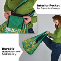 Custom Cricket South Africa Grocery Bag Proteas Go Champion Green Version - Wonder Print Shop