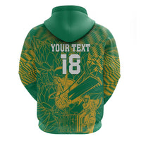 Custom Cricket South Africa Hoodie Proteas Go Champion Green Version - Wonder Print Shop