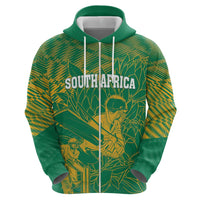 Custom Cricket South Africa Hoodie Proteas Go Champion Green Version - Wonder Print Shop