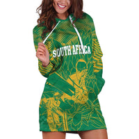 Custom Cricket South Africa Hoodie Dress Proteas Go Champion Green Version - Wonder Print Shop