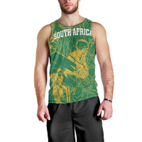 Custom Cricket South Africa Men Tank Top Proteas Go Champion Green Version - Wonder Print Shop