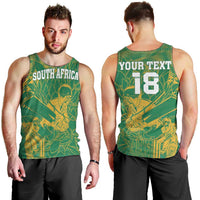 Custom Cricket South Africa Men Tank Top Proteas Go Champion Green Version - Wonder Print Shop