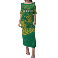 Custom Cricket South Africa Puletasi Proteas Go Champion Green Version - Wonder Print Shop