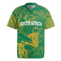 Custom Cricket South Africa Rugby Jersey Proteas Go Champion Green Version - Wonder Print Shop