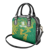 Custom Cricket South Africa Shoulder Handbag Proteas Go Champion Green Version - Wonder Print Shop