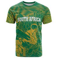 Custom Cricket South Africa T Shirt Proteas Go Champion Green Version - Wonder Print Shop