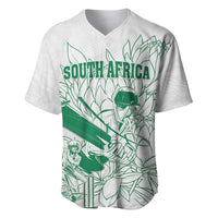 Custom Cricket South Africa Baseball Jersey Proteas Go Champion White Version - Wonder Print Shop