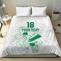 Custom Cricket South Africa Bedding Set Proteas Go Champion White Version - Wonder Print Shop