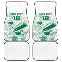 Custom Cricket South Africa Car Mats Proteas Go Champion White Version - Wonder Print Shop
