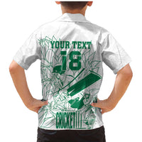 Custom Cricket South Africa Family Matching Mermaid Dress and Hawaiian Shirt Proteas Go Champion White Version - Wonder Print Shop