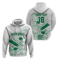 Custom Cricket South Africa Hoodie Proteas Go Champion White Version - Wonder Print Shop