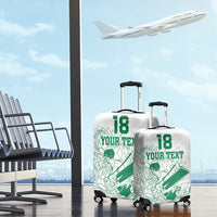 Custom Cricket South Africa Luggage Cover Proteas Go Champion White Version - Wonder Print Shop