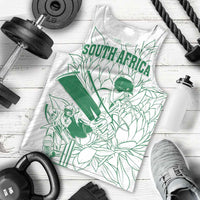 Custom Cricket South Africa Men Tank Top Proteas Go Champion White Version - Wonder Print Shop