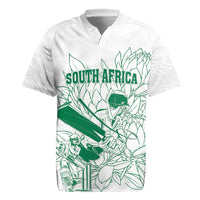 Custom Cricket South Africa Rugby Jersey Proteas Go Champion White Version - Wonder Print Shop