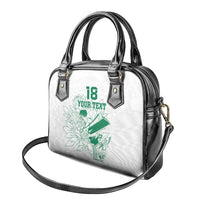 Custom Cricket South Africa Shoulder Handbag Proteas Go Champion White Version - Wonder Print Shop