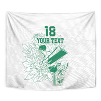 Custom Cricket South Africa Tapestry Proteas Go Champion White Version - Wonder Print Shop