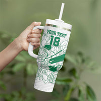 Custom Cricket South Africa Tumbler With Handle Proteas Go Champion White Version - Wonder Print Shop