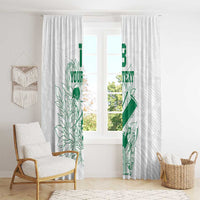 Custom Cricket South Africa Window Curtain Proteas Go Champion White Version - Wonder Print Shop