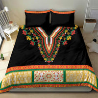 Africa Dashiki Bedding Set Embroidery Neckline Floral Pattern - Wonder Print Shop
