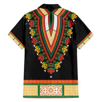 Africa Dashiki Family Matching Puletasi and Hawaiian Shirt Embroidery Neckline Floral Pattern - Wonder Print Shop