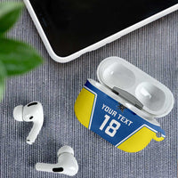 Custom West Knights of Yorkshire AirPods Case Skate Hard Hit Harder Blue Version - Wonder Print Shop