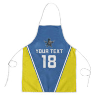Custom West Knights of Yorkshire Apron Skate Hard Hit Harder Blue Version - Wonder Print Shop
