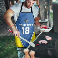 Custom West Knights of Yorkshire Apron Skate Hard Hit Harder Blue Version - Wonder Print Shop