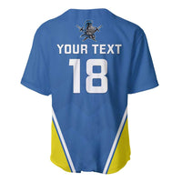 Custom West Knights of Yorkshire Baseball Jersey Skate Hard Hit Harder Blue Version - Wonder Print Shop