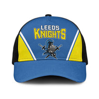 West Knights of Yorkshire Baseball Net Cap Skate Hard Hit Harder Blue Version - Wonder Print Shop